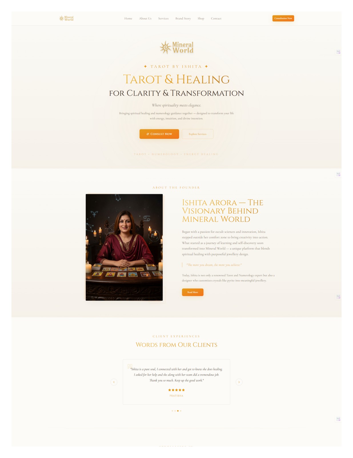 Mineral World – Tarot & Healing